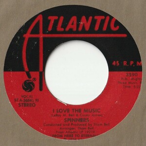 Spinners I Love The Music / Don't Let The Man Get You Atlantic US 3590 201631 SOUL ソウル レコード 7インチ 45