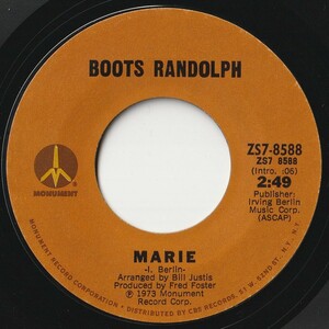 Boots Randolph Marie / Sentimental Journey Monument US ZS7-8588 201623 R&B R&R レコード 7インチ 45