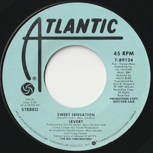 Levert Sweet Sensation / Sweet Sensation Atlantic US 7-89124 201607 HIP HOP R&B レコード 7インチ 45