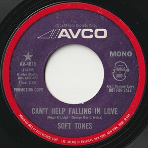 Softones Can't Help Falling In Love (Mono) / (Stereo) Avco US AV-4619 201736 SOUL ソウル レコード 7インチ 45