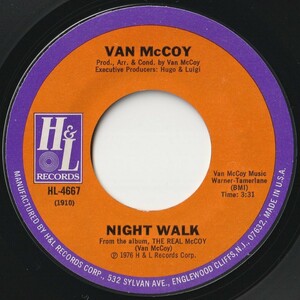 Van McCoy Night Walk / Love Child H & L US HL-4667 201751 SOUL DISCO ソウル ディスコ レコード 7インチ 45