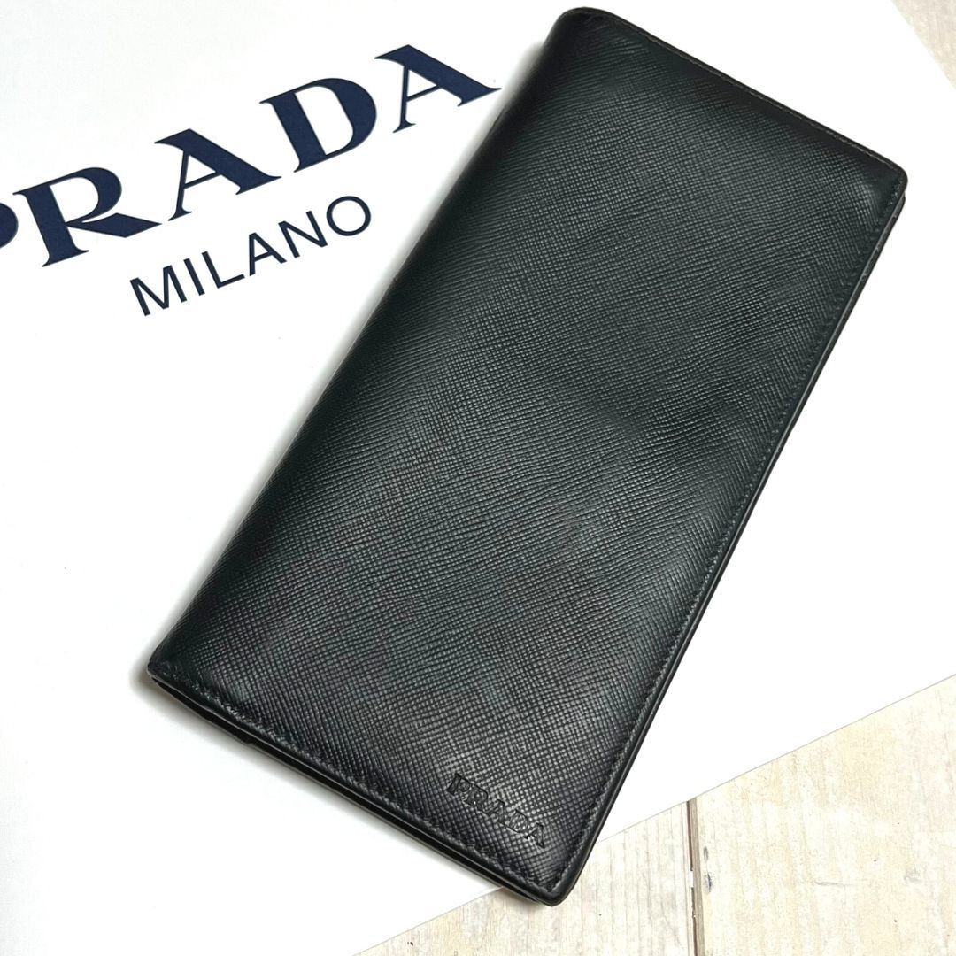 PayPayフリマ|PRADA プラダ 長財布 メンズ ブランド ファッション 正規品