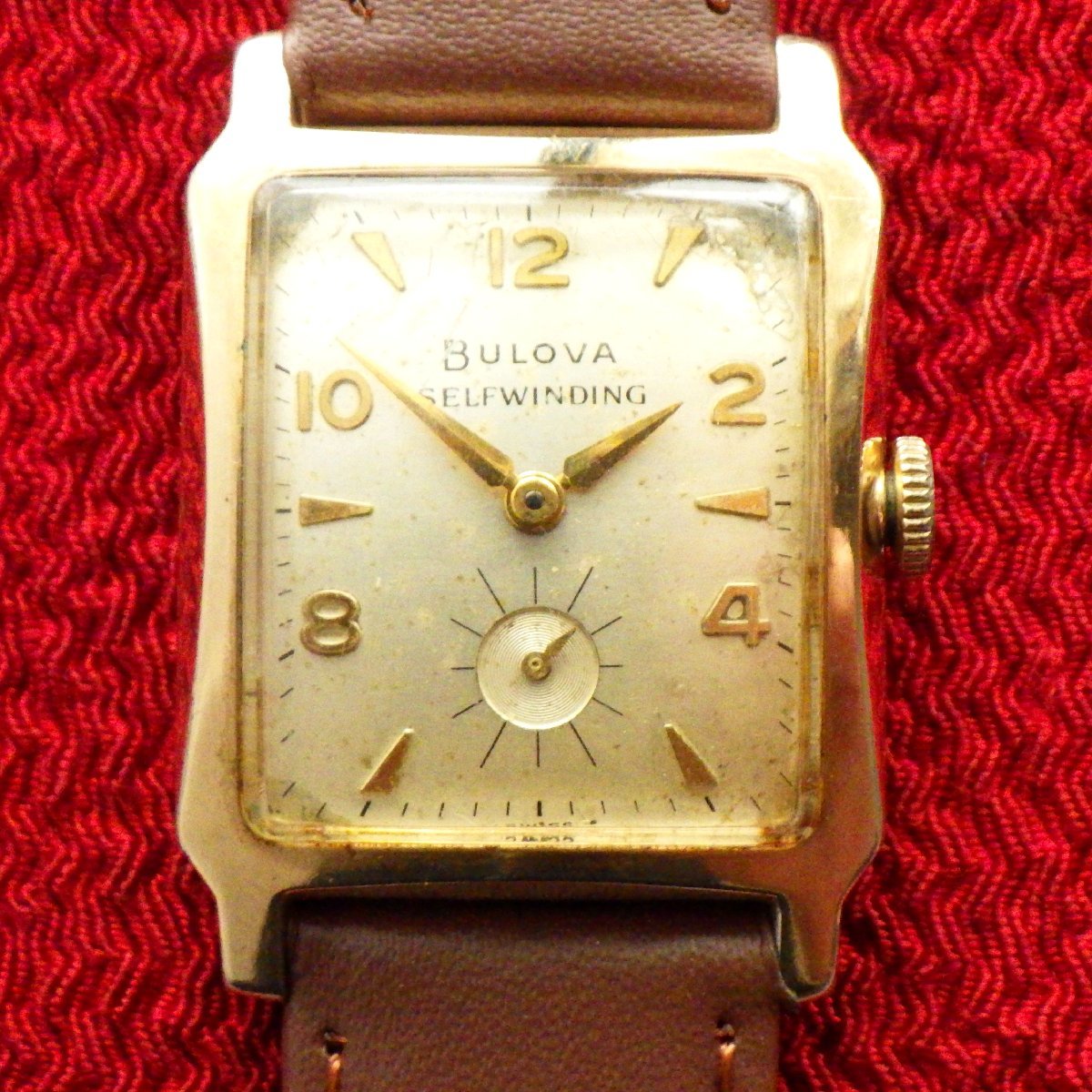 【貴重】ブローバBulova/10BC/50’s/アンティーク/手巻メンズ腕時計 腕時計(アナログ) 通販限定価格