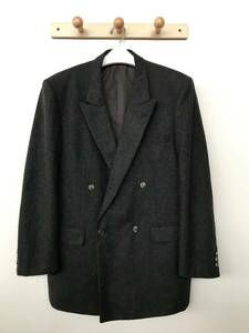 Christian Dior MONSIEUR PRET-A-PORTER クリスチャンディオール メンズ 総裏ダブルウールジャケット 美品 size 180-AB-7