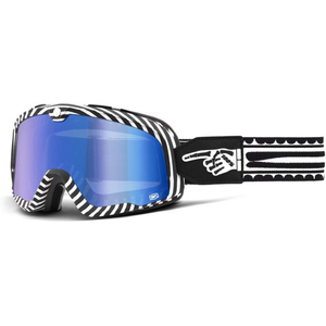 在庫限り 2022年モデル 100% 100パーセント Barstow バーストウ Goggles ゴーグル Death Spray with Blue Mirror ブルーミラー 120％本物