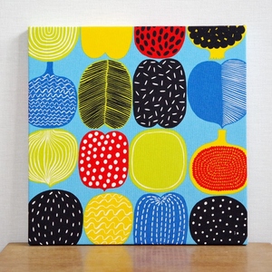  текстильная панель Северная Европа Marimekko Marimekko Kompotti проигрыватель ti30×30cm искусство panel интерьер орнамент ткань 
