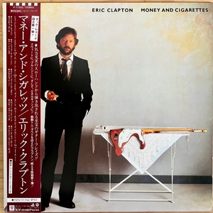 LP■ROCK/ERIC CLAPTON/MONEY AND CIGARETTES/DUCK P-11322/国内83年ORIG OBI/帯 美品/エリック・クラプトン 大名盤/TOM DOWD/RY COODER