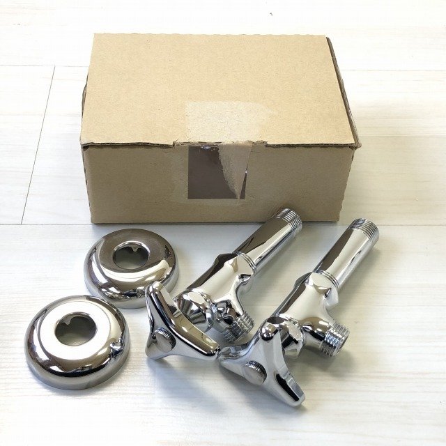 未使用/訳あり】MYM K110-13 アングル形止水栓13 ※必ず商品詳細をご確認下さい。 カクダイ D式止水栓本体 705-802-13