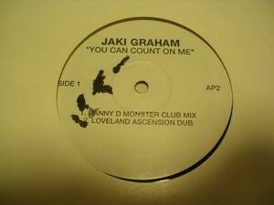 ●R&B HOUSE 12inch●JAKI GRAHAM/ YOU CAN COUNT ON ME