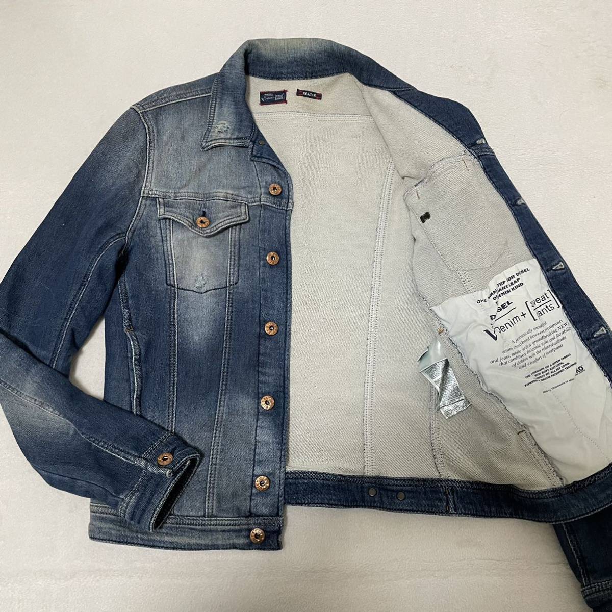 新品 正規 DIESEL ディーゼル ジョグジーンズアシメデザイン デニム
