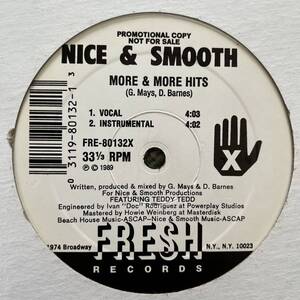 NICE & SMOOTH MORE & MORE HITS EARLY TO RISE