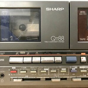 SHARP QT-88G ダブルラジカセ シャープ S1246の画像8