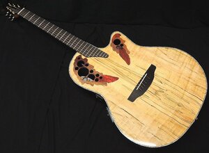 OVATION Celebrity Elite Exotic Mid Depth CE44P SM G Spalted Maple Ovation electric acoustic guitar acoustic guitar mid body 