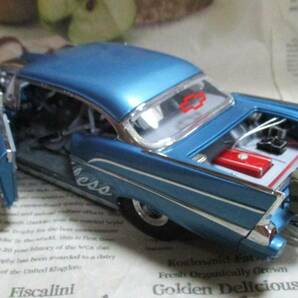 ☆絶版☆ダンバリーミント*1/24*1957 Chevy Bel Air Pro Stock Comp マリーナブルーの画像2