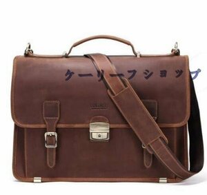 【ケーリーフショップ】栃木レザー 本革 メンズ 鞄ハンドバッグ ハンドバッグ ヌメ革 ビジネスバッグ