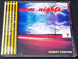 Robert Forster - [帯付] Warm Nights 国内盤 CD 徳間JAPAN - TKCB-70954 1996年 The Go-Betweens, Pale Fountains