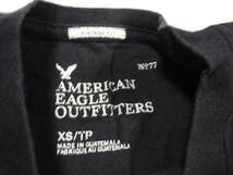 [管00]【送料無料】衣類 Tシャツ トップス 黒 AMERICAN EAGLE アメリカン・イーグル・アウトフィッターズ アメカジ_画像4