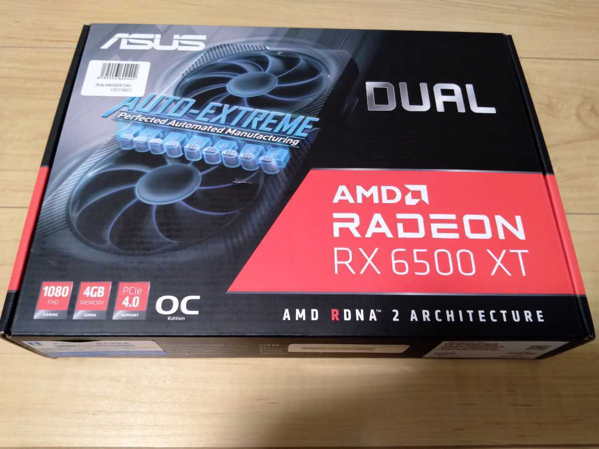 ヤフオク! - 【美品】ASUS Dual Radeon RX 6500 XT OC Edition