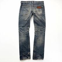 Wrangler ☆ BEN THE RODEO TAILOR 完璧なUSED加工◎ デニムパンツ 復刻 スリム ジーンズ W30 アメカジ ラングラー ロデオテイラー■Ja5620_画像3