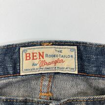 Wrangler ☆ BEN THE RODEO TAILOR 完璧なUSED加工◎ デニムパンツ 復刻 スリム ジーンズ W30 アメカジ ラングラー ロデオテイラー■Ja5620_画像7