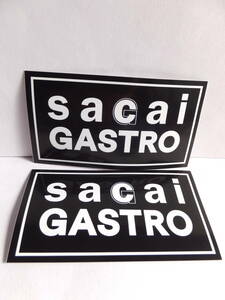 sacai GASTRO　サカイ　非売品　ステッカー　2枚セット　ノベルティ　シール