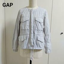 【美品】GAP/ギャップ/ノーカラーブルゾン_画像1