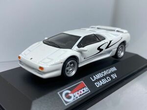 G.space 1/72 ランボルギーニ ダイキャストカーコレクション LAMBORGHINI DIABLO SV ディアブロ 白