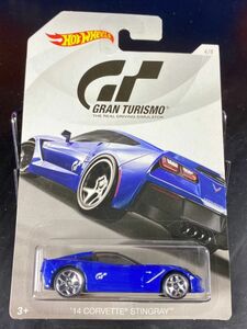 ホットウィール HOTWHEELS GRANTURISMO グランツーリスモ 14 CORVETTE STINGRAY コルベット カード