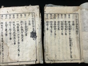 ｔｋ◆　江戸期正徳和本　難あり　二十四箇答問　上巻下巻　　2冊　仏教　　/　ｎ-ｂ19