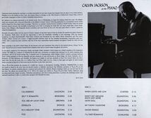 カルヴィン・ジャクソン/CALVIN JACKSON/ピアノ・トリオ/PIANO TRIO/テッド・ハモンド/ラルフ・コリアー/カクテル&ラウンジ/1959年_画像5