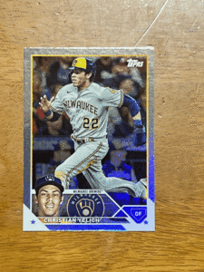 2023 Topps Series 1 クリスチャン・イエリッチ Christian Yelich レインボーフォイル #192