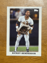 2023 Topps Series 1 リッキー・ヘンダーソン Rickey Henderson Oversized Boxtopper 88LL-1_画像1