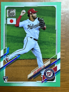 2021 Topps Japan Edition ルイス・ガルシア Luis Garcia Green Parallel /75 #29 RC