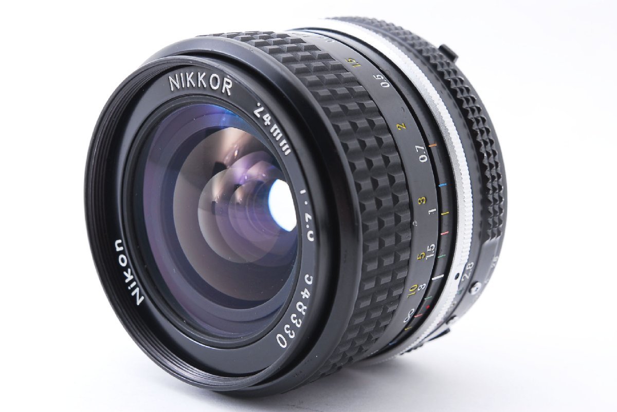 プチギフト ニコンAi-S Nikkor 24mm F2.8美品 カニ爪無し | www ...