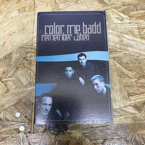 ク HIPHOP,R&B COLOR ME BADD - REMEMBER WHEN シングル TAPE 中古品