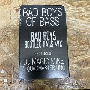 タ HIPHOP,R&B BAD BOYS OF BASS - BAD BOYS BOOTLEG BASS MIX シングル TAPE 中古品