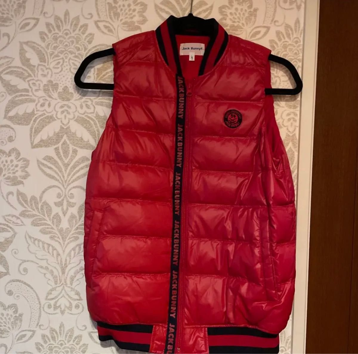 新品】ジャックバニー ダウンベスト ブルー 5(Lサイズ) ゴルフ メンズ