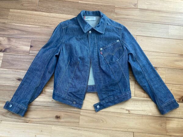 美品！リーバイス Levi's デニムジャケット インディゴ sizeS ジップアップ