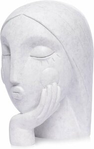 現代彫刻家の装飾彫刻 女性の頭部の彫像オーナメント アート彫刻(輸入品