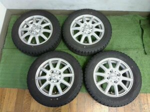  light for automobile 13 -inch studless attaching aluminium tire 4 pcs set 155/65R13 secondhand goods yatsu