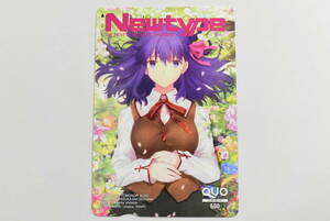 236 『Fate / stay night：Heaven's Feel　間桐 桜・須藤友徳』　Newtype・TYPE-MOON/図書カード・クオカード