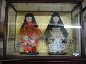 人形の久月　正絹　市松人形男女　わらべ人形　日本人形　￥55000→￥27500！半額！　JAPANDOLL