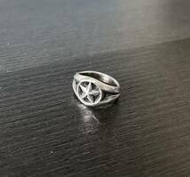 定価13,200円amp JAPANアンプジャパンTriangle Wire Star Ring トライアングルワイヤースターリング9号シルバー925_画像8