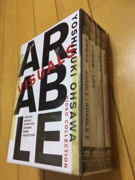 【特典コットンバッグ付】即決 5DVD BOX ■ 大沢誉志幸　VISUALS ARABLE ～YOSHIYUKI OHSAWA VIDEO COLLECTION～【未開封 新品】