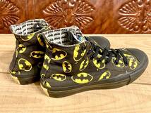 ★☆80s!USA!希少レア!!コンバース ALL STAR BATMAN 5.5 24.5cm 黒 converse オールスター ハイカット バットマン ビンテージ 226☆★_画像2