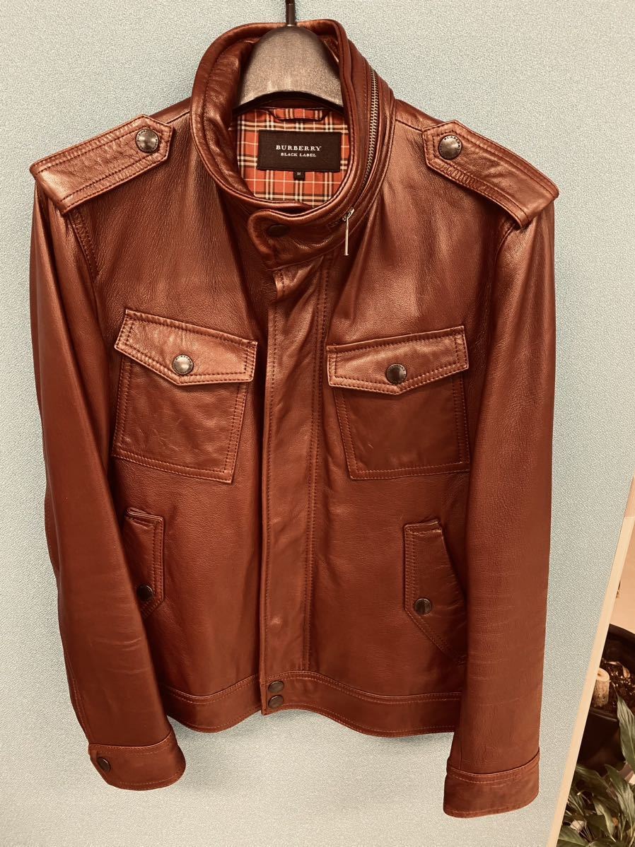 BURBERRY バーバリー 羊革 レザージャケット レザージャケット