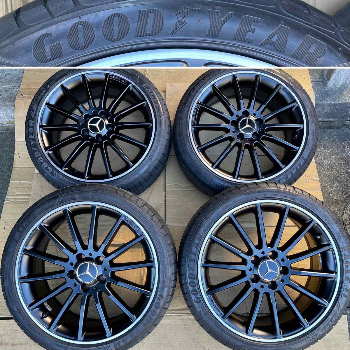 美品ベンツAMG AクラスW176純正19インチホイールピレリ225/40R19