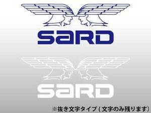 SARD サード ステッカー WING(L) ブルー