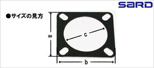 SARD サード ウエストゲートパーツ フランジ INレット RC
