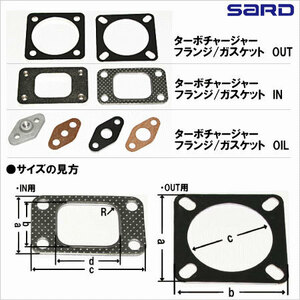 SARD サード ターボパーツ ガスケット オイル IN